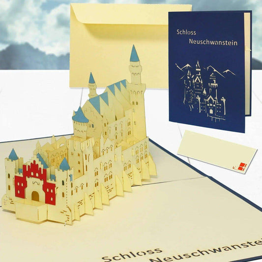 Pop-Up Karte Bayern - 3D Stadtkarte Stadtbesichtigung Gutschein, N175 - LINPopUp