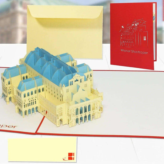 Pop-Up Karte Wien - 3D Stadtkarte Stadtbesichtigung Gutschein, N261 LINPopUp