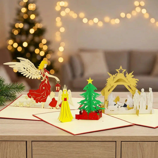 3er-Weihnachtskarten-Set Weihnachtssegen | LINPopUp LINPopUp S13