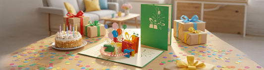 Geldgeschenk zum Geburtstag kreativ verpacken – mit einer 3D Pop-Up Karte
