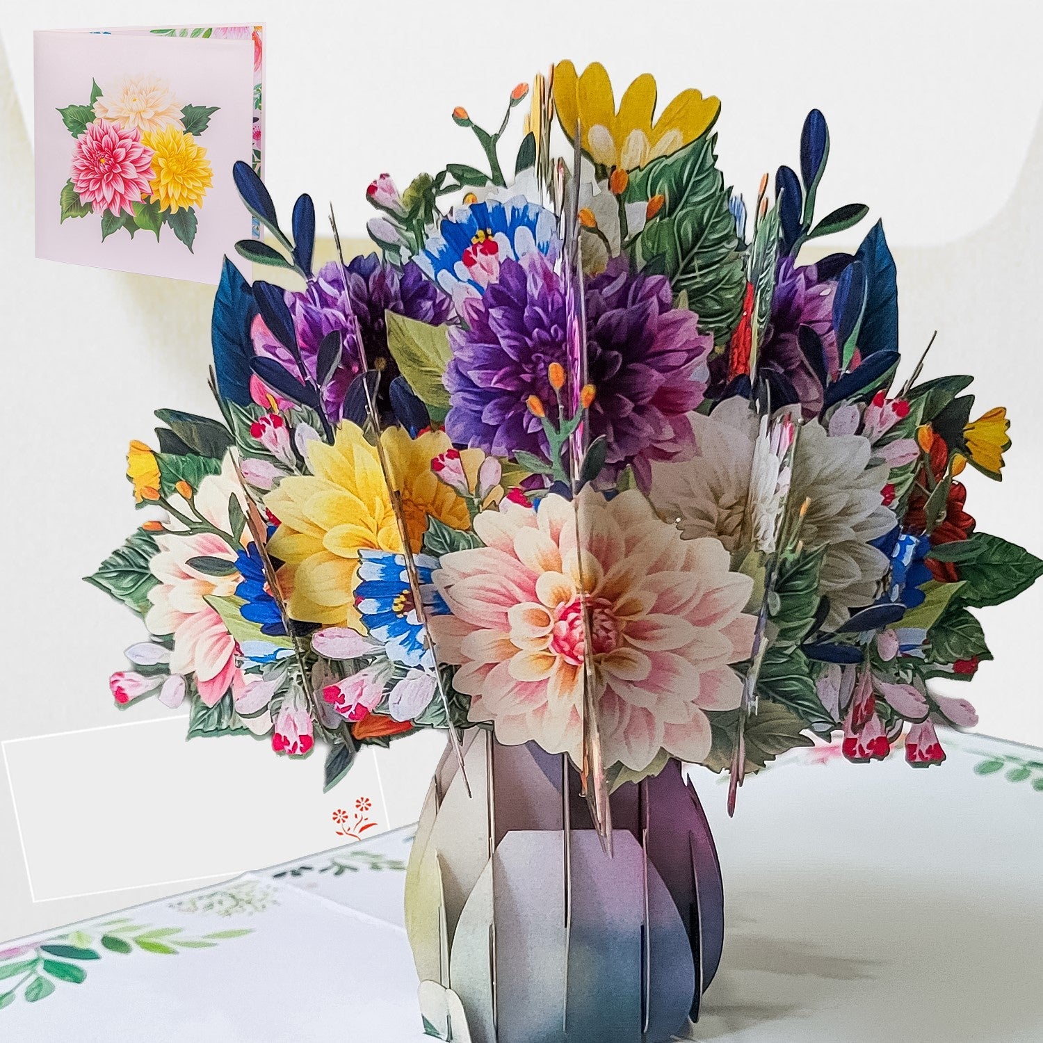 Blumen, Vogel & Schmetterling