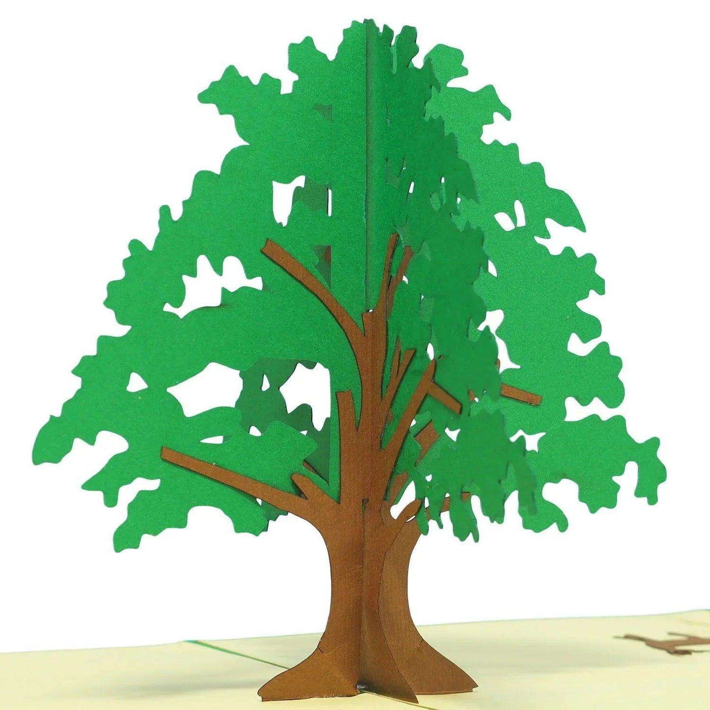 3D Pop-Up Karte Baum Natur, N50 - LINPopUp