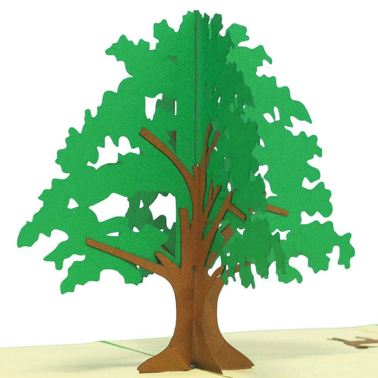 3D Pop-Up Karte Baum Natur, N50 - LINPopUp