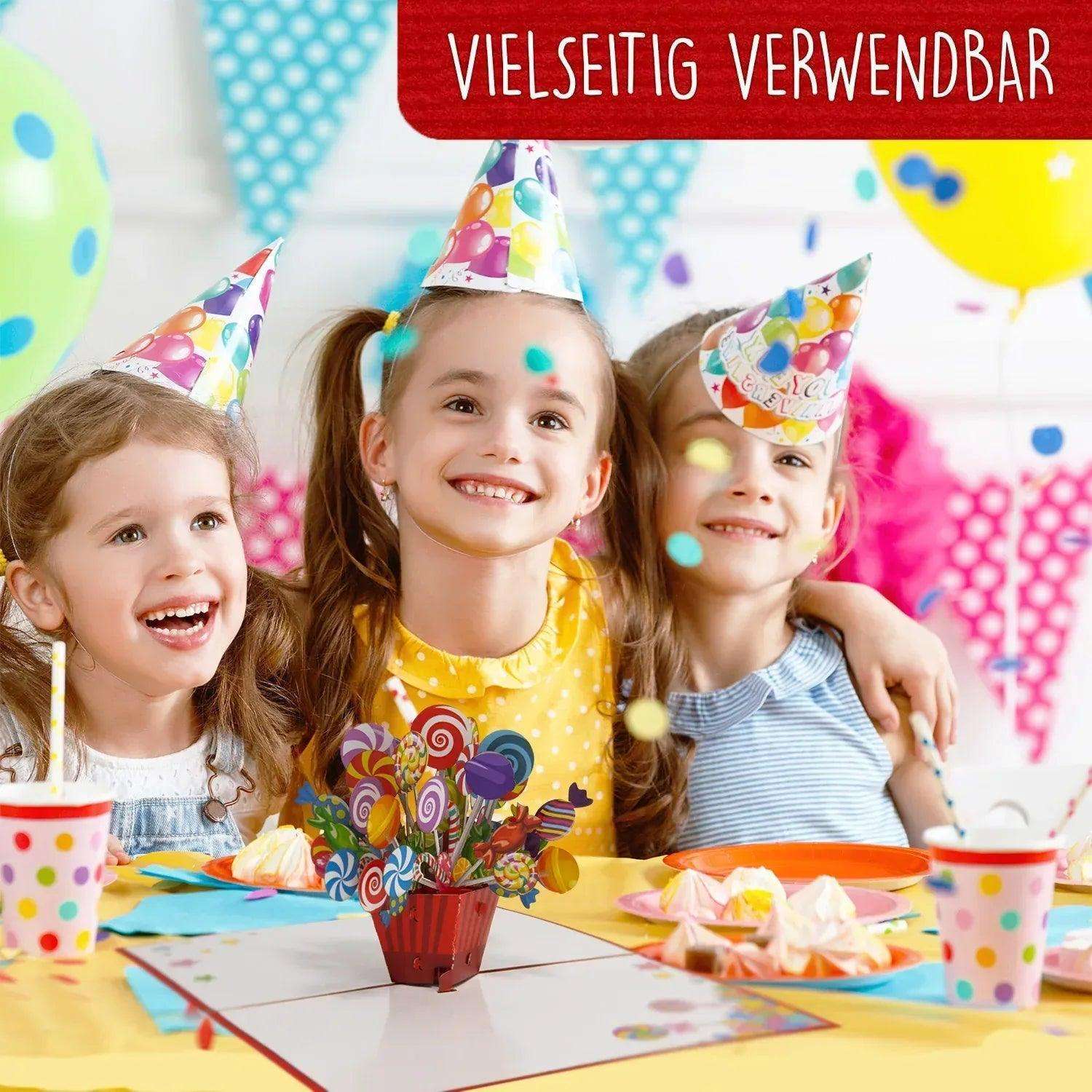 3D Pop-Up Karte Einschulung Lollies, N46 LINPopUp N46