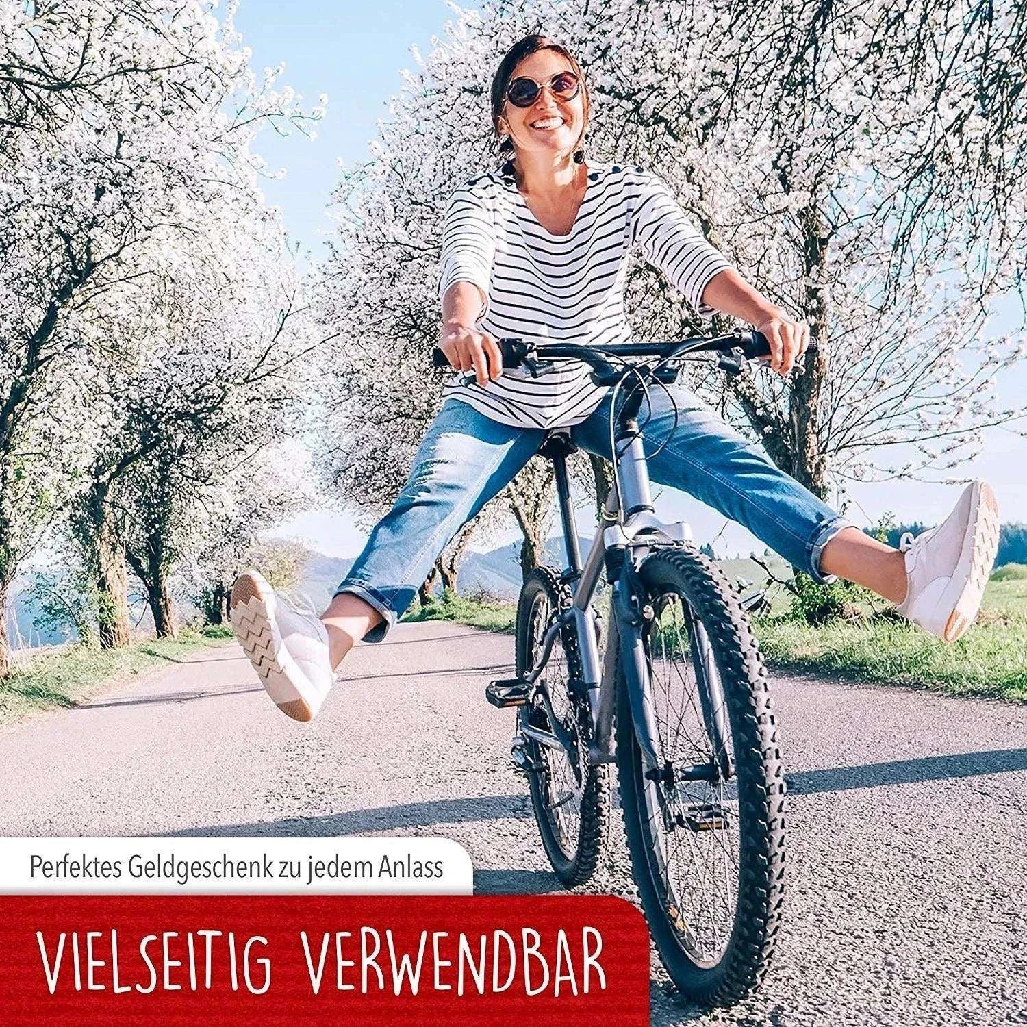 3D Pop-Up Karte Fahrrad - kreative Grußkarte für Radfahrer, N155 - LINPopUp