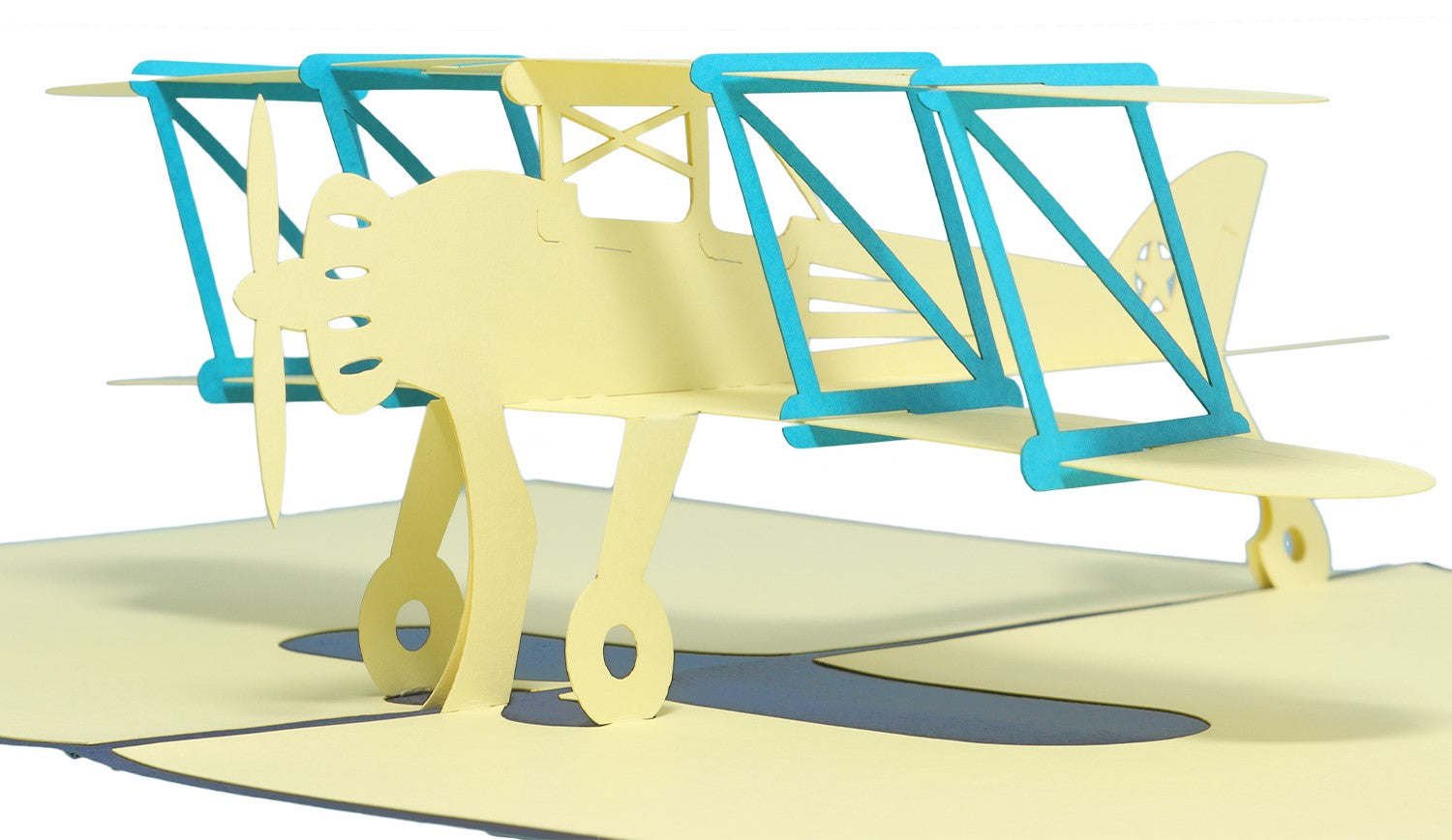 3D Pop-Up Karte Flugzeug, N146