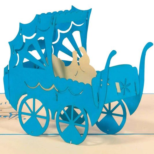3D Pop-Up Karte Geburt - Geburtskarte, Einladungskarten Taufe, Willkommensfeier, Babyparty, N89 - LINPopUp