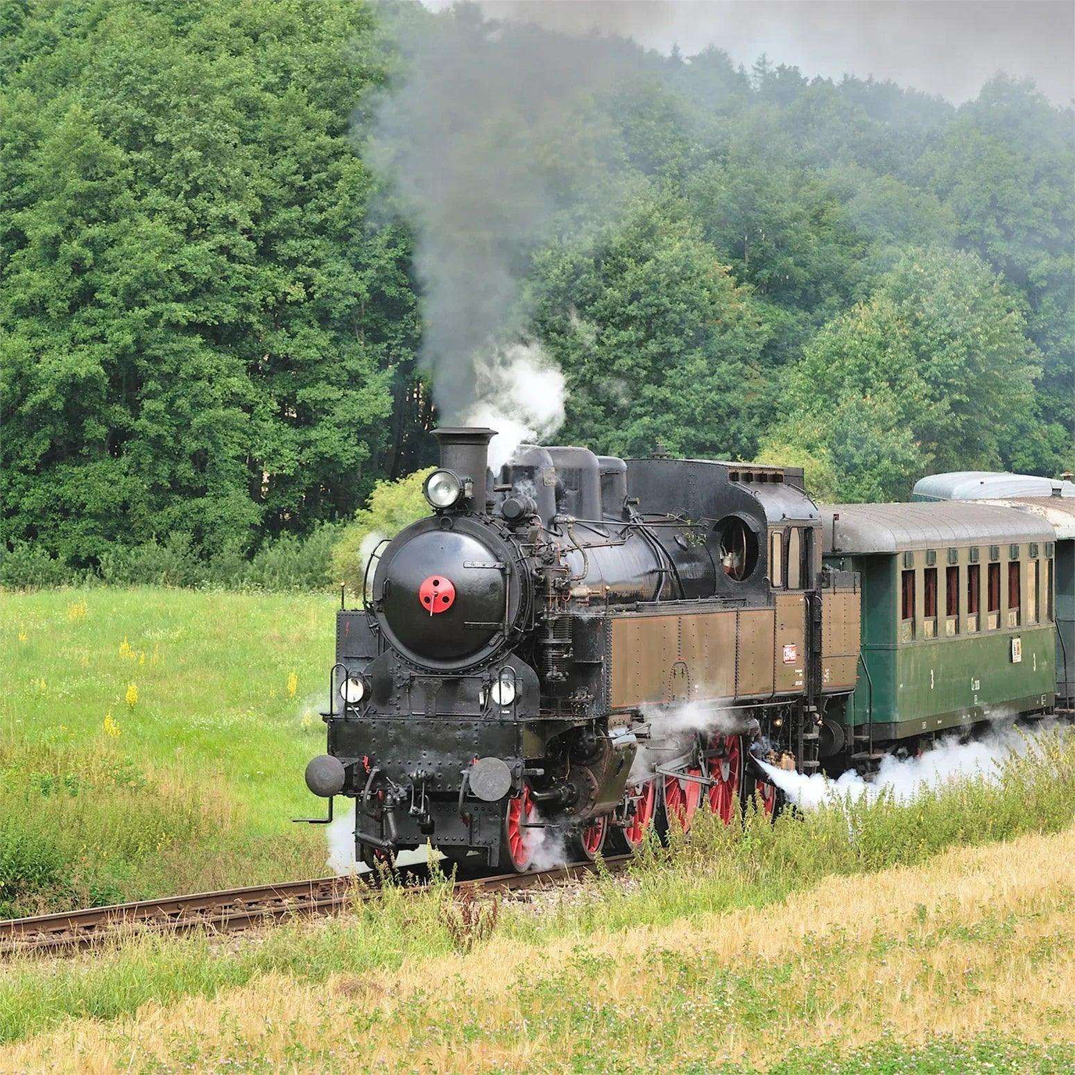 3D Pop-Up Karte Lokomotive & Eisenbahn, N152 - LINPopUp