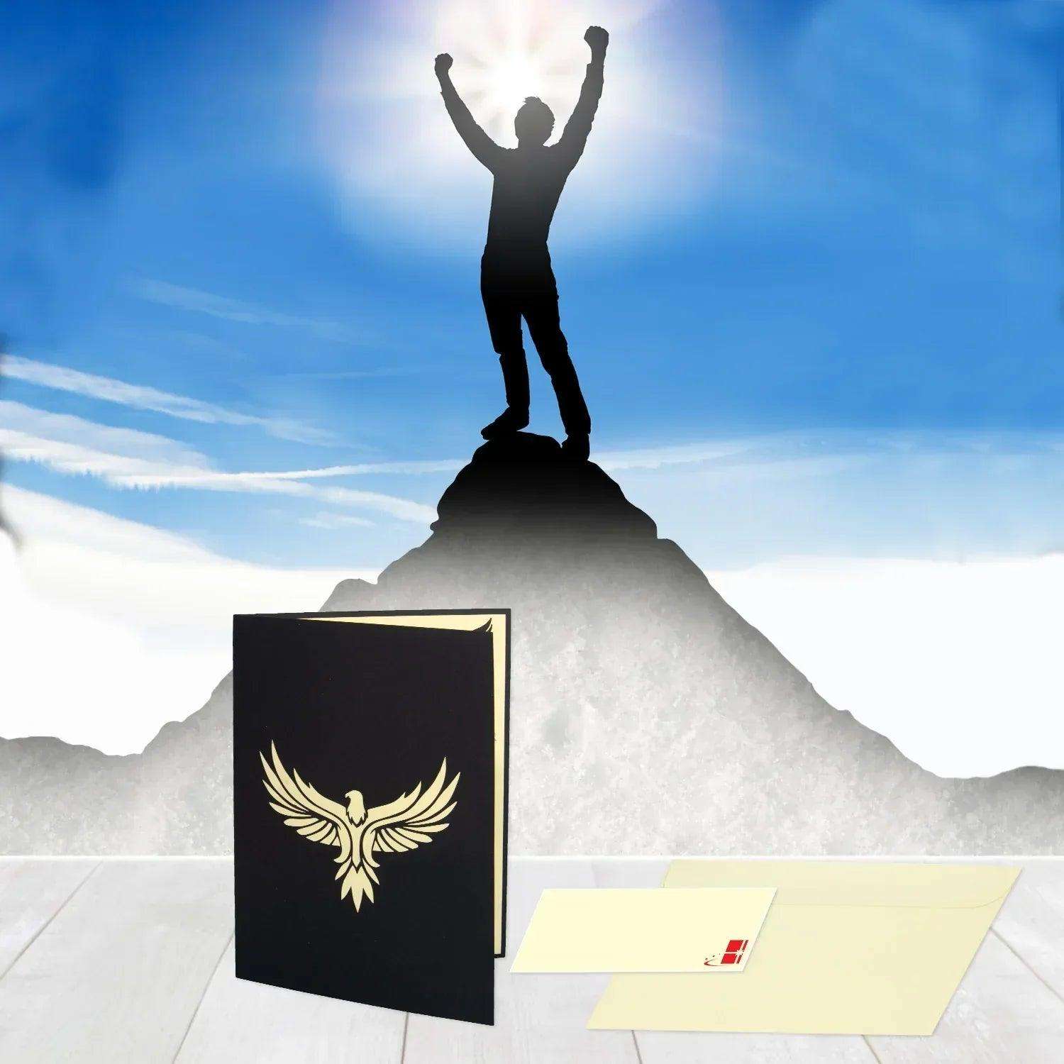 3D Pop-Up Karte Berglandschaft Adler, N53 LINPopUp N53