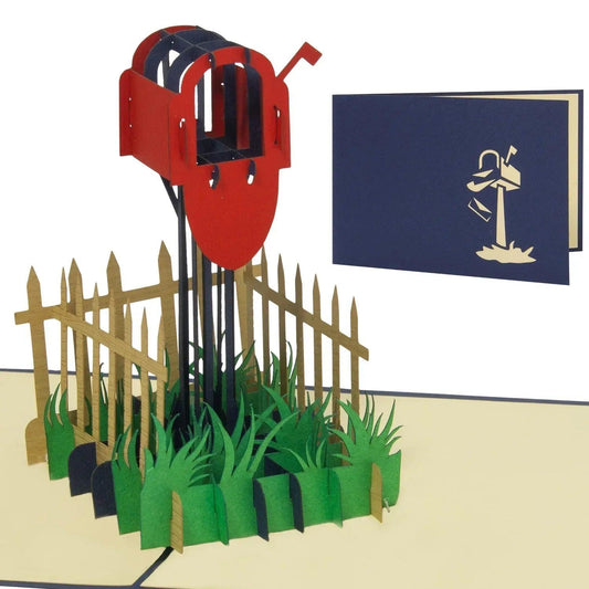 3D Pop-Up Karte Briefkasten Einzug Umzug, N250 - LINPopUp