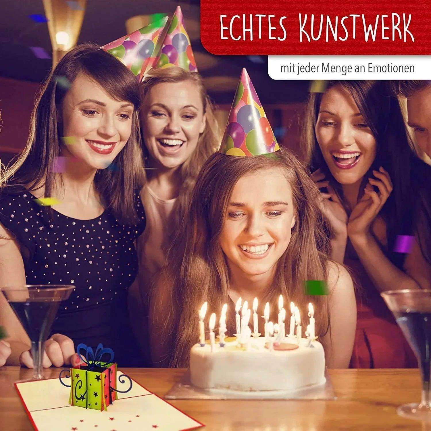 3D Pop-Up Karte Geschenkbox, N125 - LINPopUp