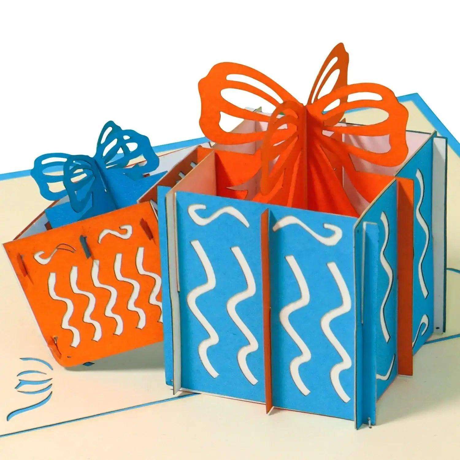3D Pop-Up Karte Geschenkbox, N712 - LINPopUp