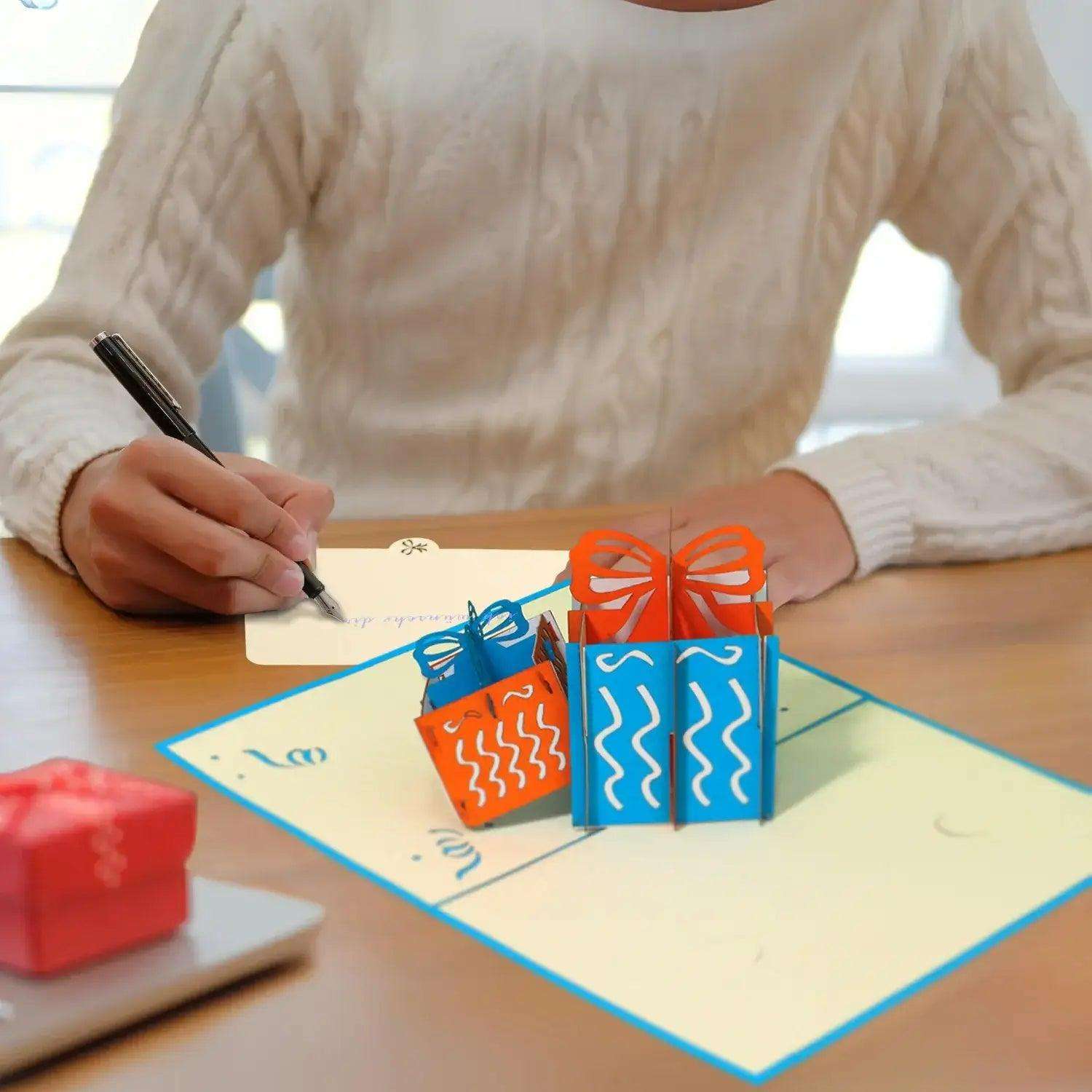 3D Pop-Up Karte Geschenkbox, N712 - LINPopUp