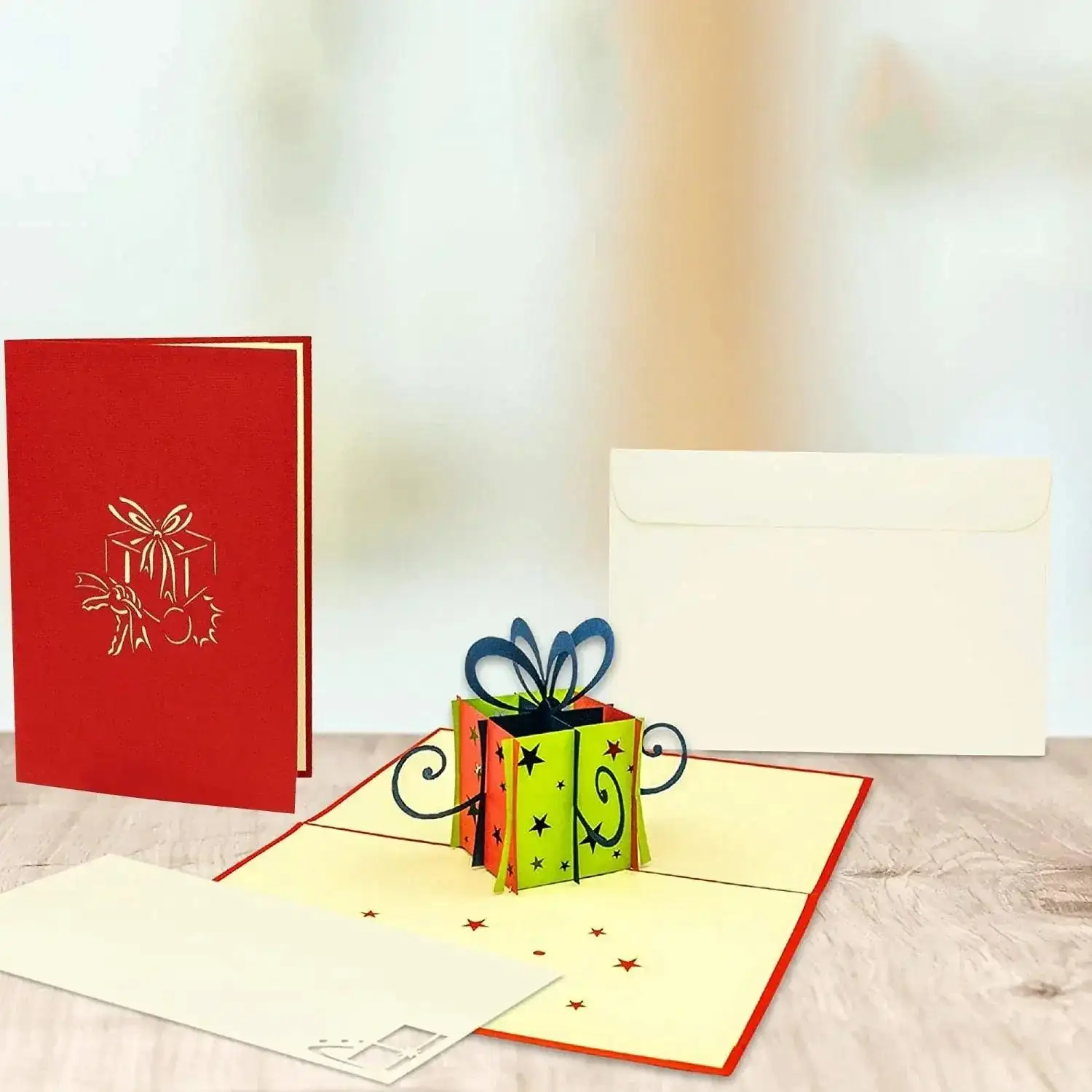 3D Pop-Up Karte Geschenkbox, N125 - LINPopUp