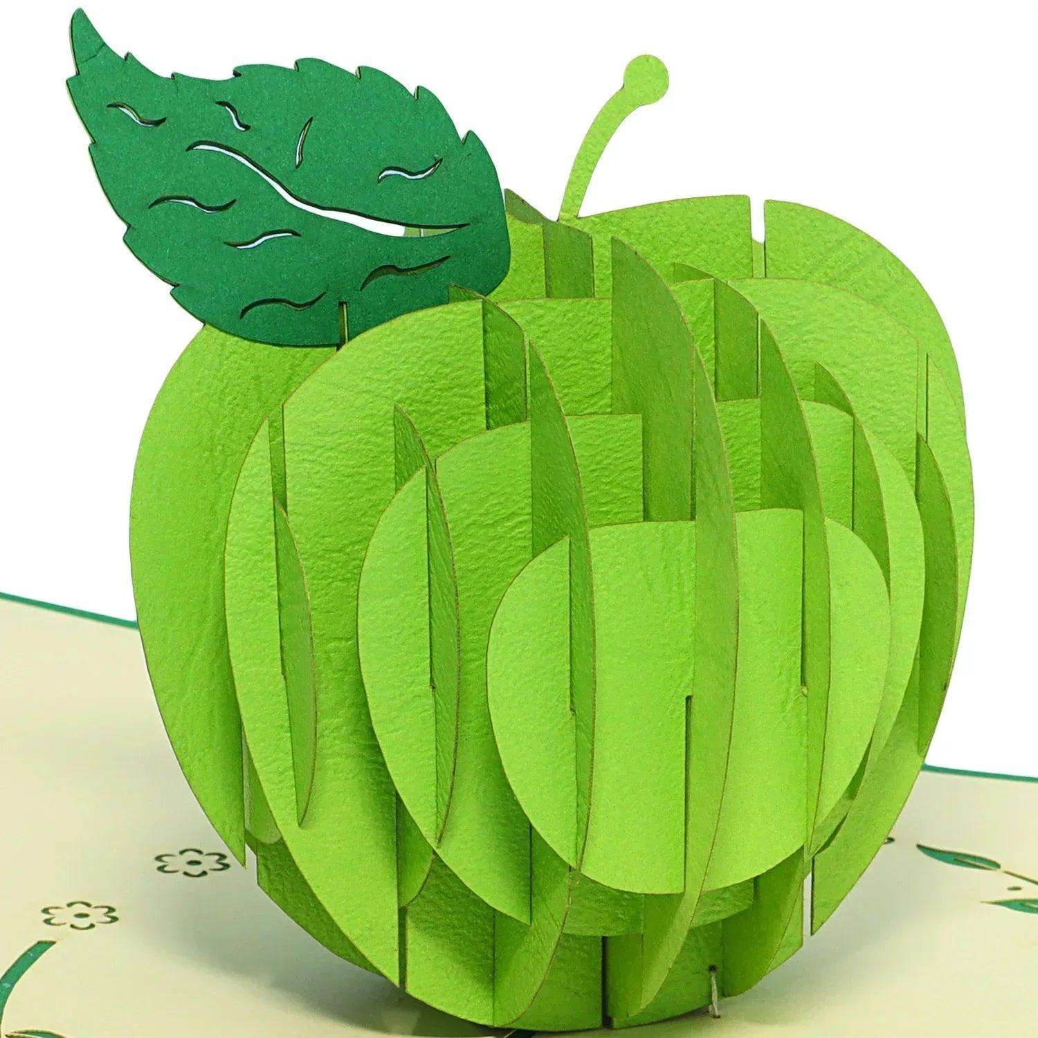 3D Pop-Up Karte Gute Besserung Apfel, N378 LINPopUp N378