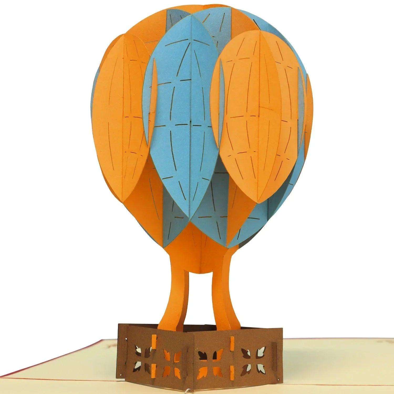 3D Pop-Up Karte Heißluftballon, N150 - LINPopUp