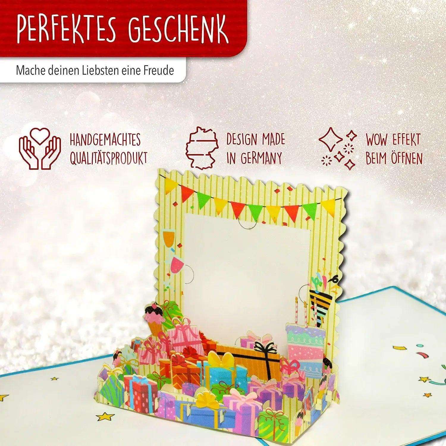 3D Pop-Up Karte Individueller Gutschein, N501 - LINPopUp