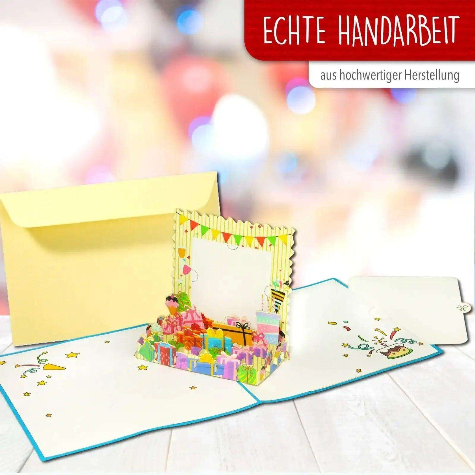 3D Pop-Up Karte Individueller Gutschein, N501 - LINPopUp