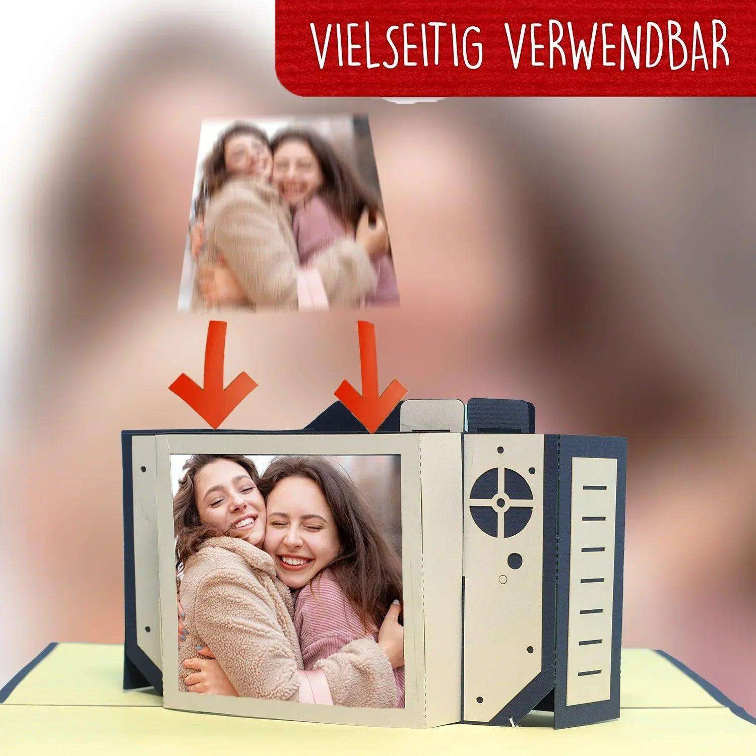 3D Pop-Up Karte Kamera Fotografie, N319 - LINPopUp