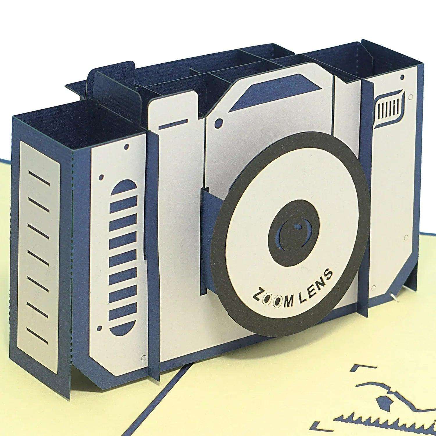 3D Pop-Up Karte Kamera Fotografie, N319 - LINPopUp
