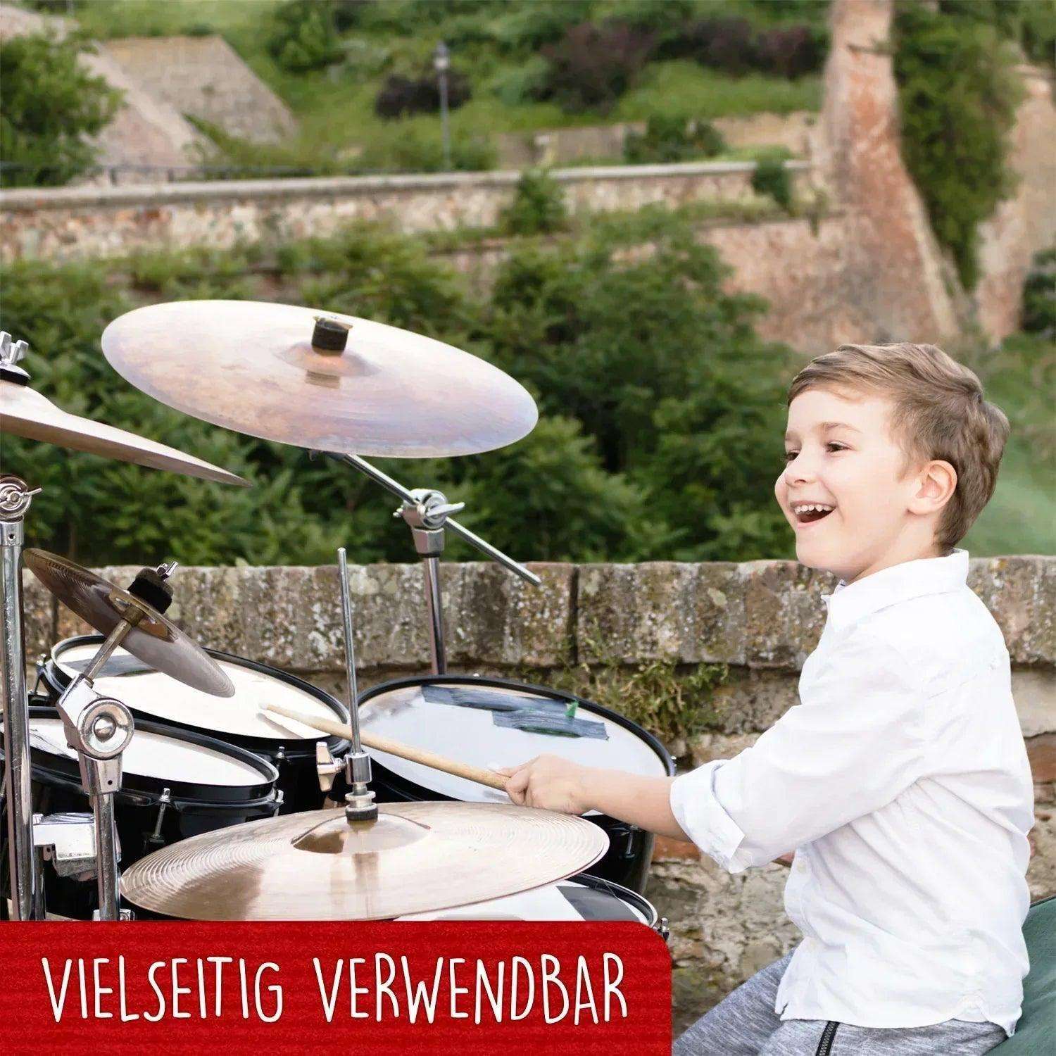 3D Pop-Up Karte Schlagzeug Drums, N282 - LINPopUp