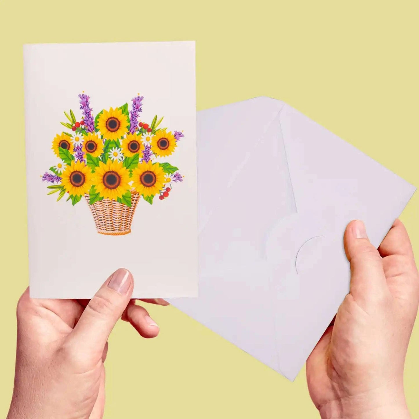 Pop Up Karte 3D Sonnenblumen – Grußkarte Geburtstag & Muttertag | LINPopUp LINPopUp 17576-N335