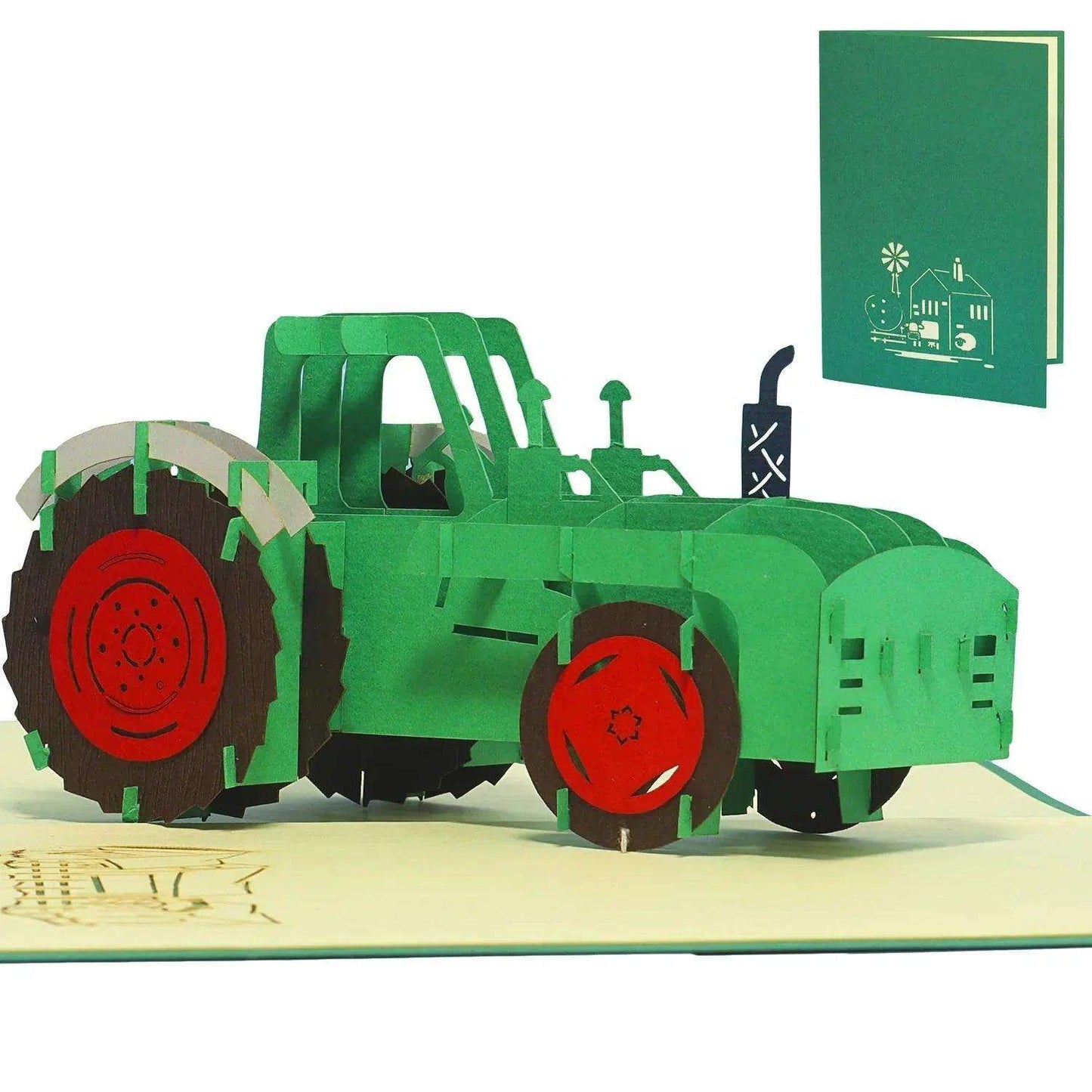 3D Pop-Up Karte Traktor Trekker, N320 - LINPopUp