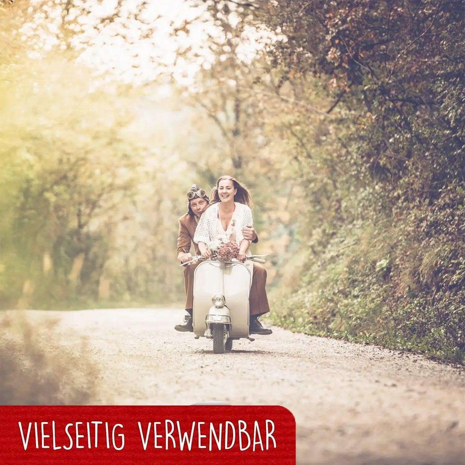 3D Pop-Up Karte Vespa Frau, N8 - LINPopUp