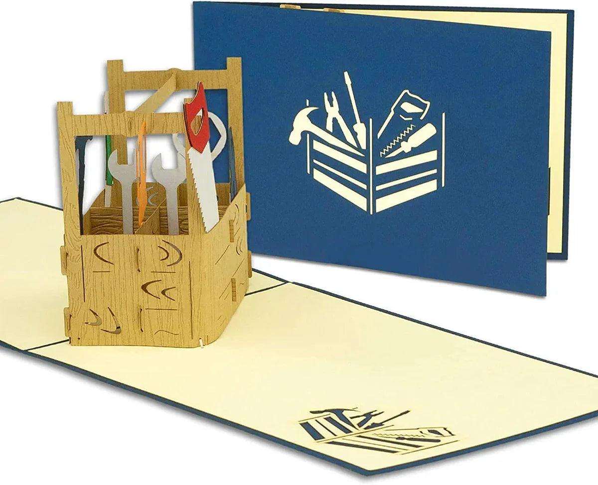 3D Pop-Up Karte  Werkzeugkasten, N271 LINPopUp N271
