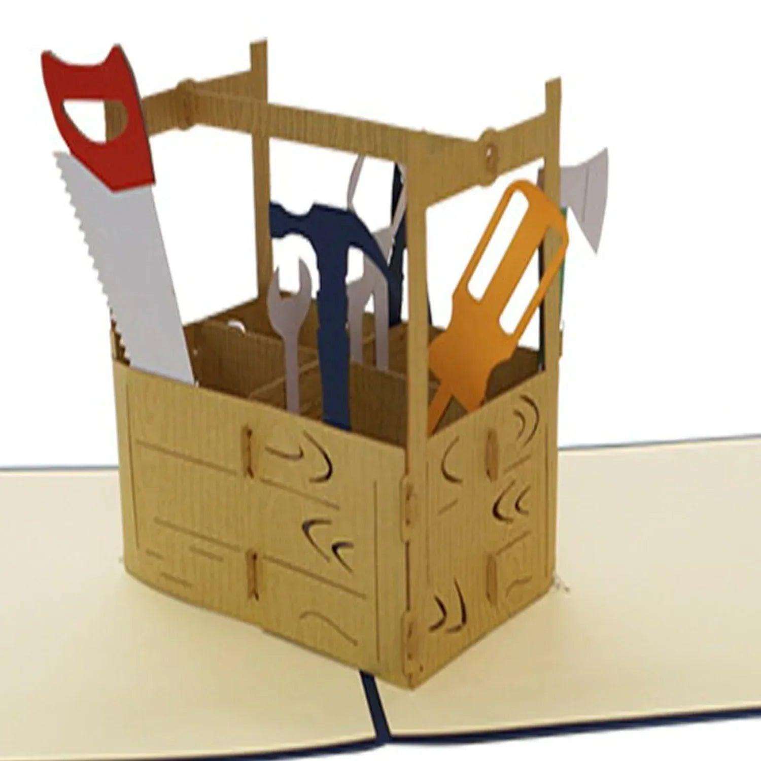 3D Pop-Up Karte  Werkzeugkasten, N271 LINPopUp N271