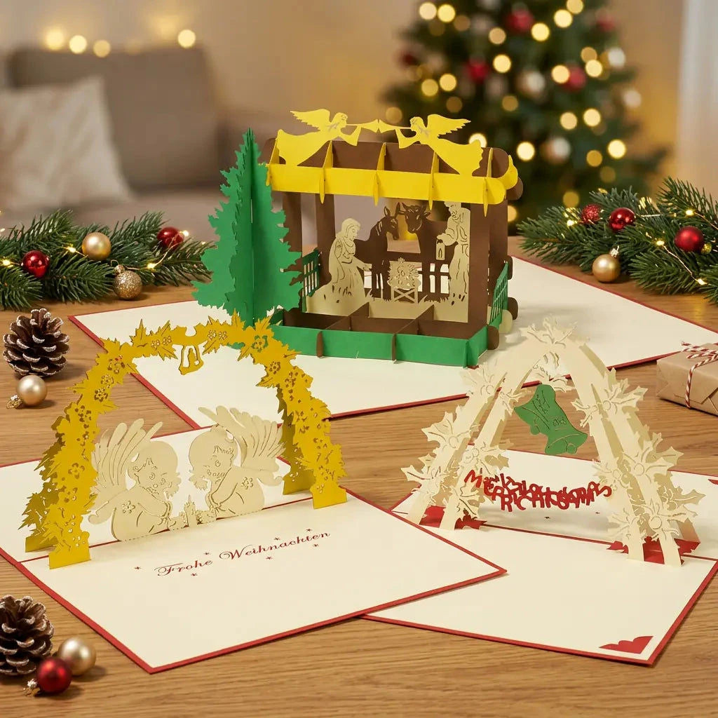 3er-Weihnachtskarten-Set Besinnliche Weihnachten LINPopUp S7