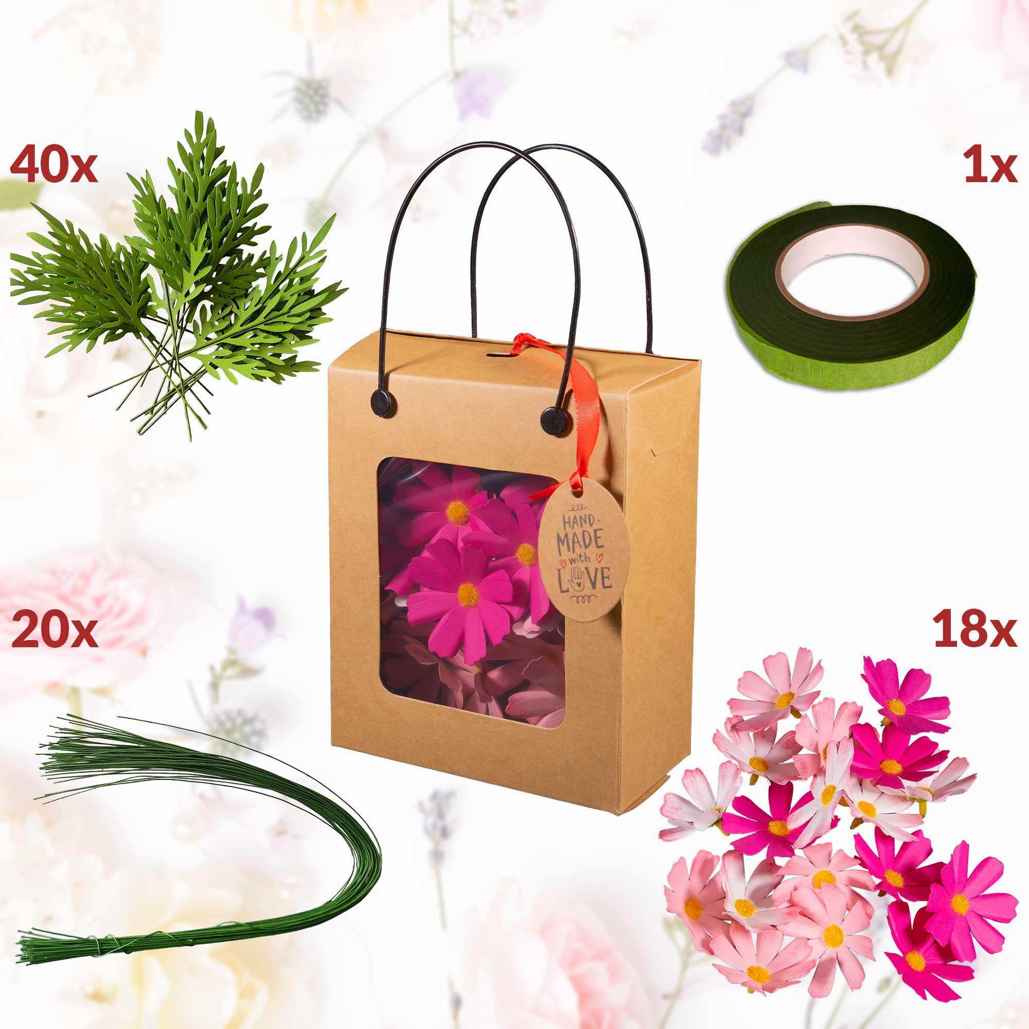 DIY - Papierblumen Bastelset, N903 LINPopUp N903