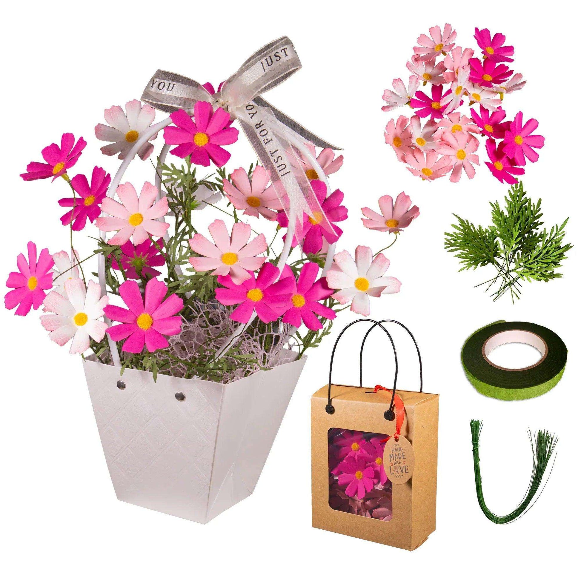 DIY - Papierblumen Bastelset, N903 - LINPopUp