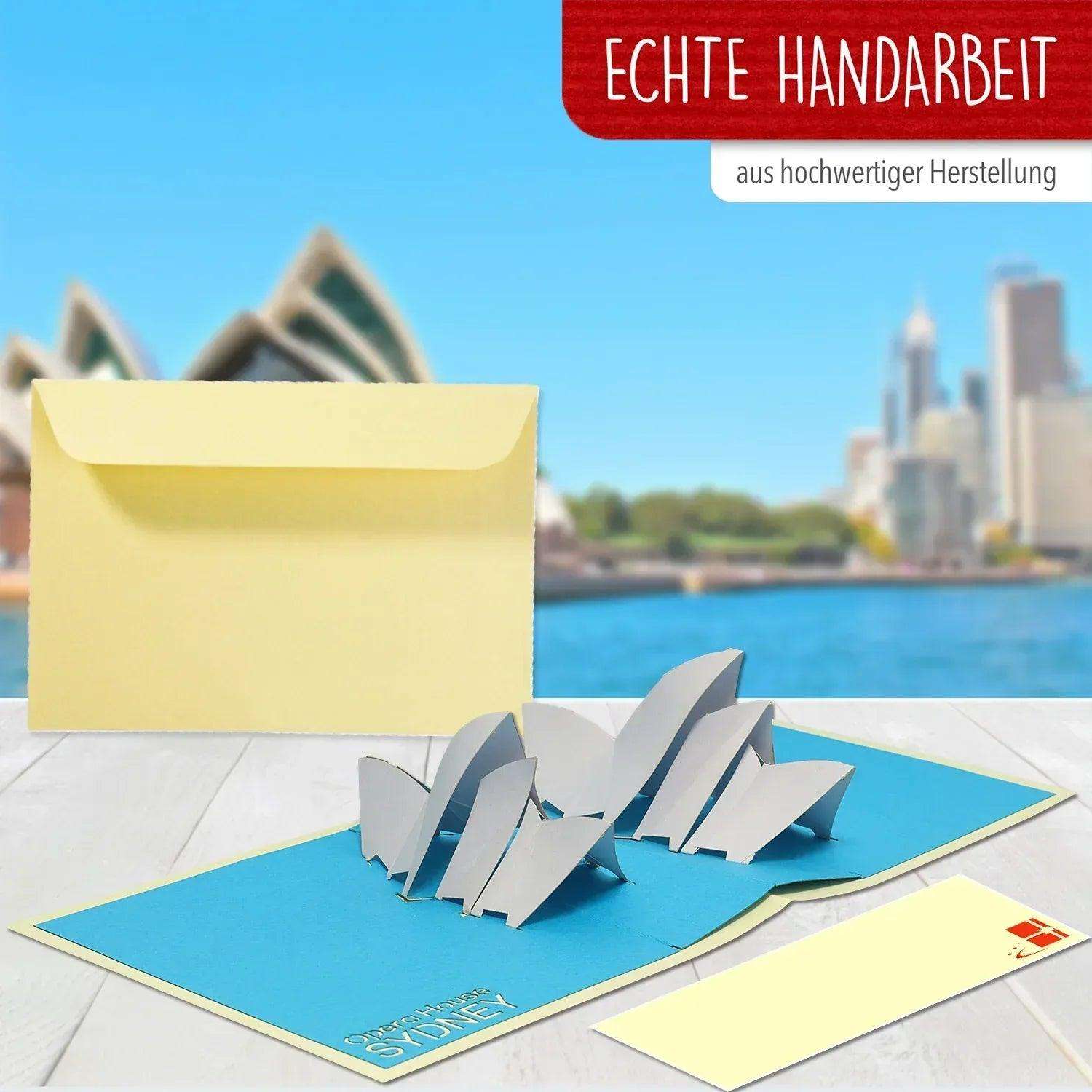 Pop-Up Karte Sydney - 3D Stadtkarte Weltreise Reisegutschein, N182 - LINPopUp