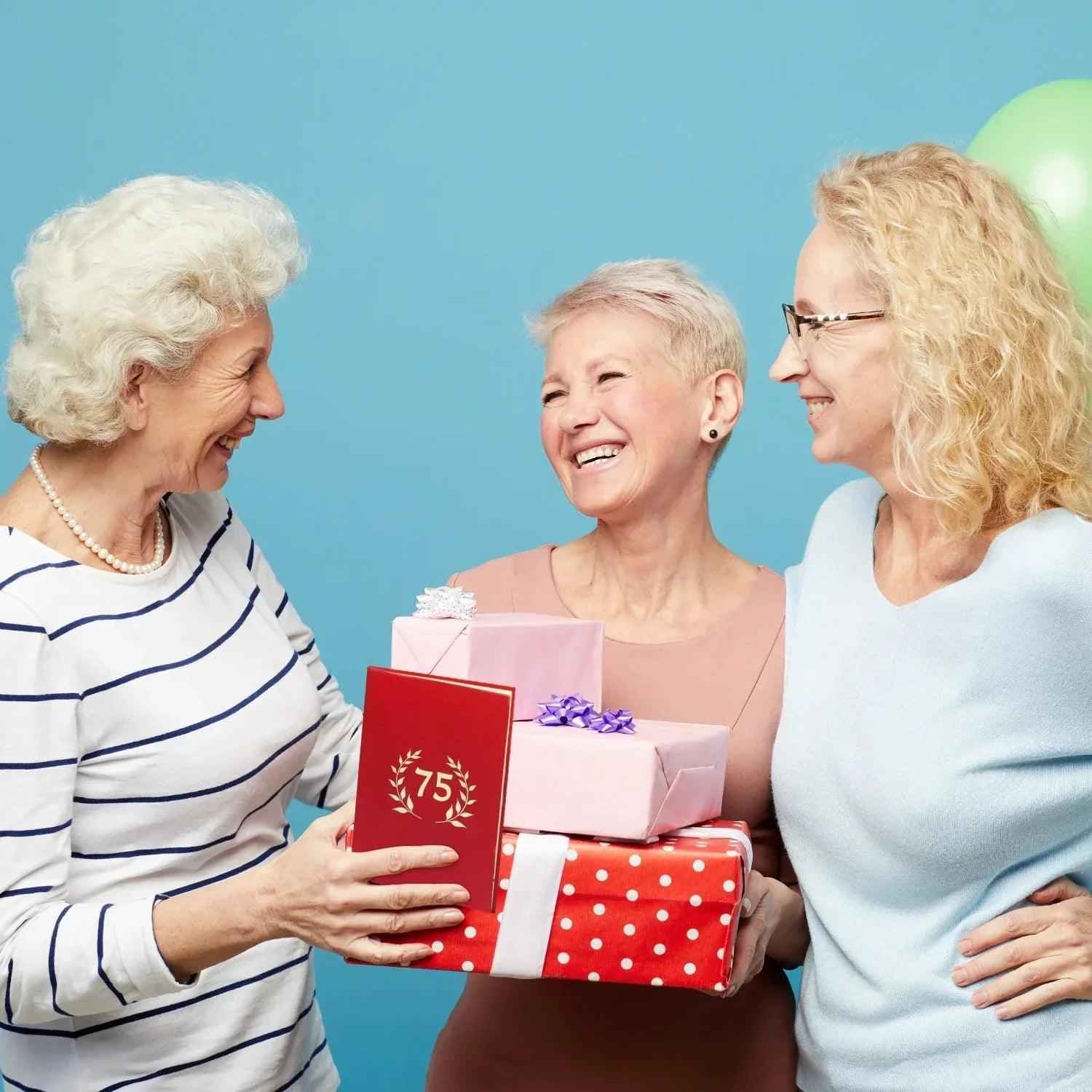 Pop-Up-Karte zum Geburtstag – Zahl 75, Geburtstagseinladung & Jubiläum, N323 LINPopUp N323
