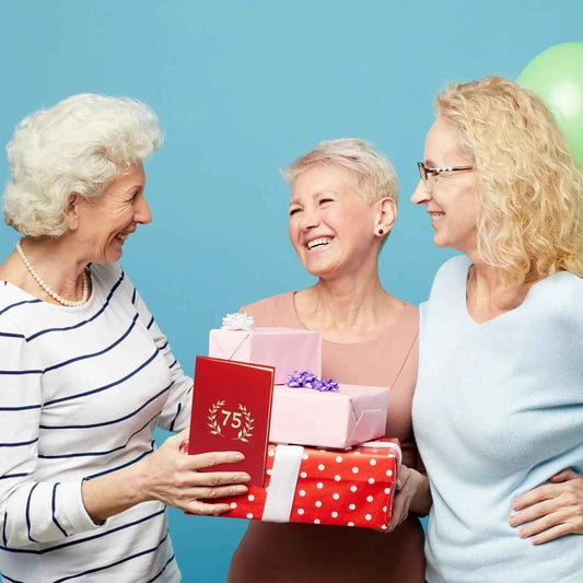 Pop-Up-Karte zum Geburtstag – Zahl 75, Geburtstagseinladung & Jubiläum, N323