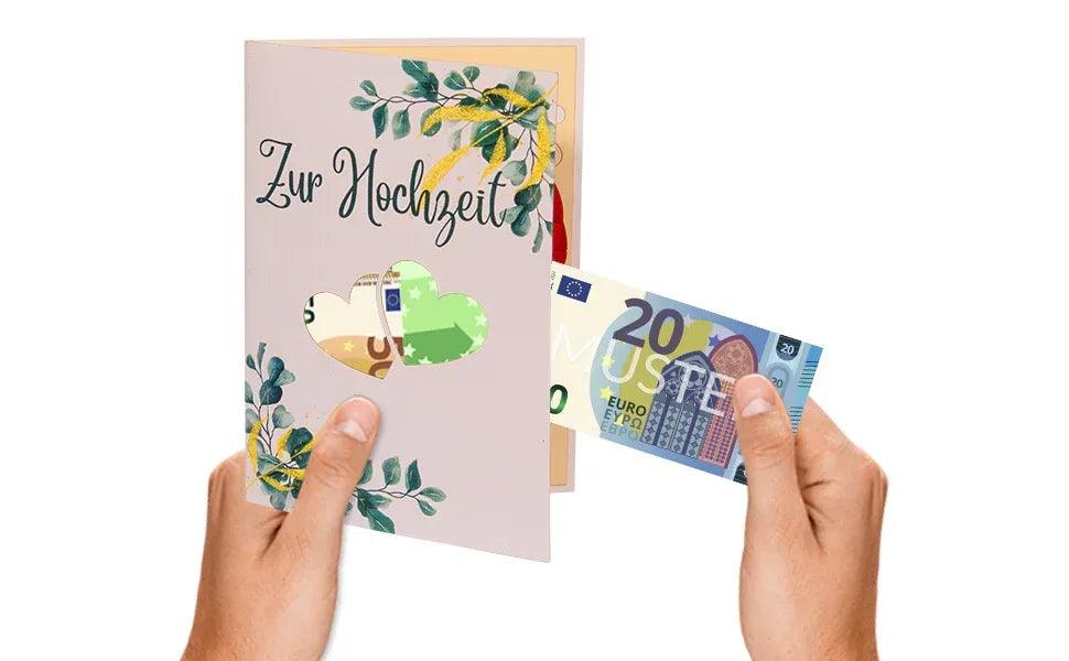 Pop - Up Hochzeitskarte mit Geldfach - Hochzeit, N94 - LINPopUp
