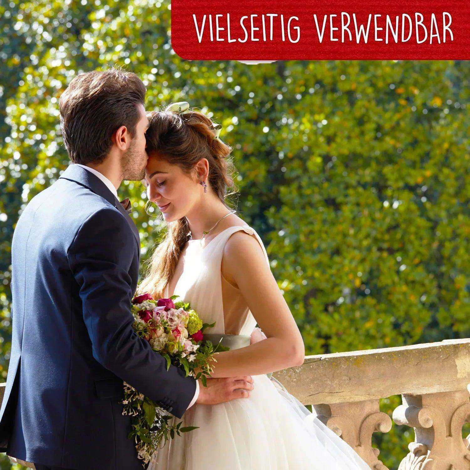 Hochzeitskarte Pop Up 3D - Glückwunschkarte zur Hochzeit, Brautpaar Mr./Mrs., N311 LINPopUp N311