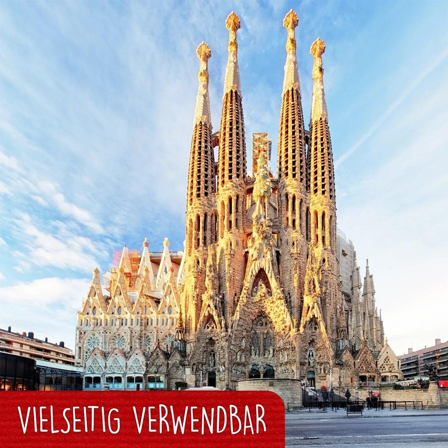 Pop-Up Karte Barcelona - 3D Stadtkarte Stadtbesichtigung Gutschein, N266 - LINPopUp