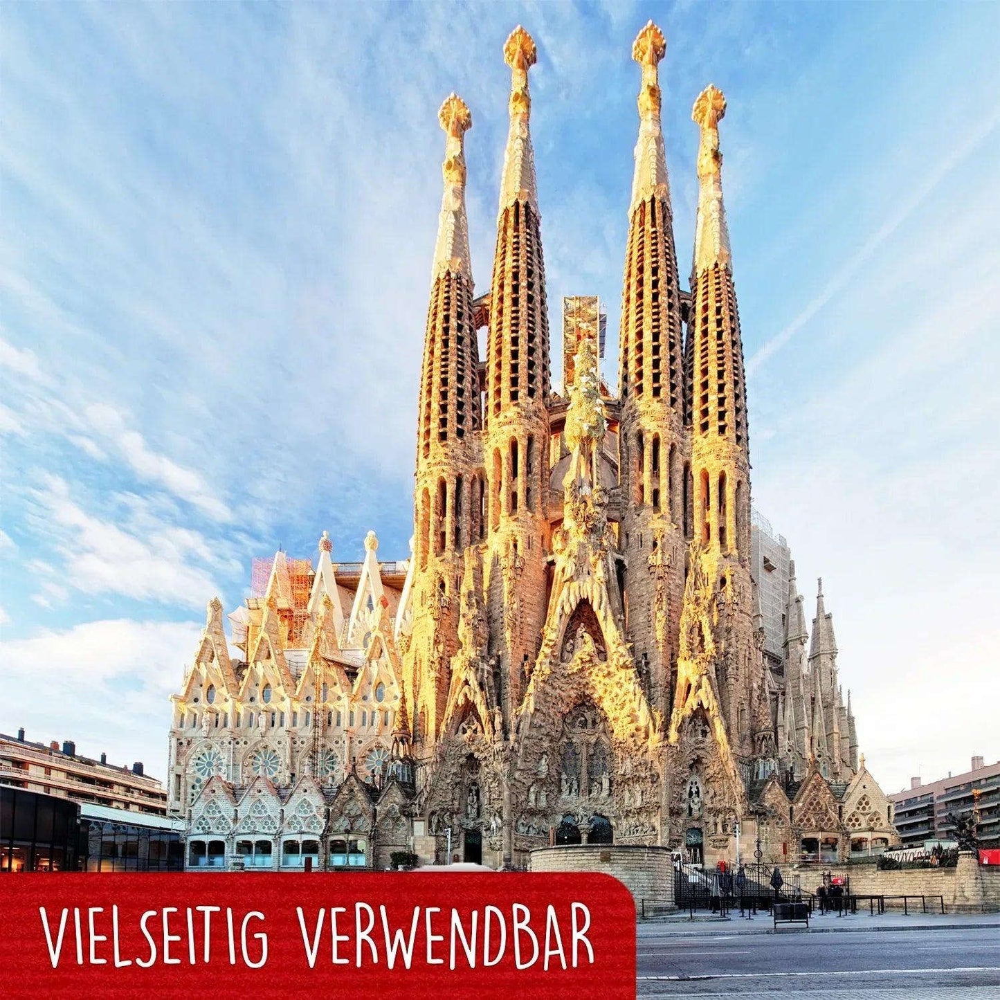 Pop-Up Karte Barcelona - 3D Stadtkarte Stadtbesichtigung Gutschein, N266 - LINPopUp