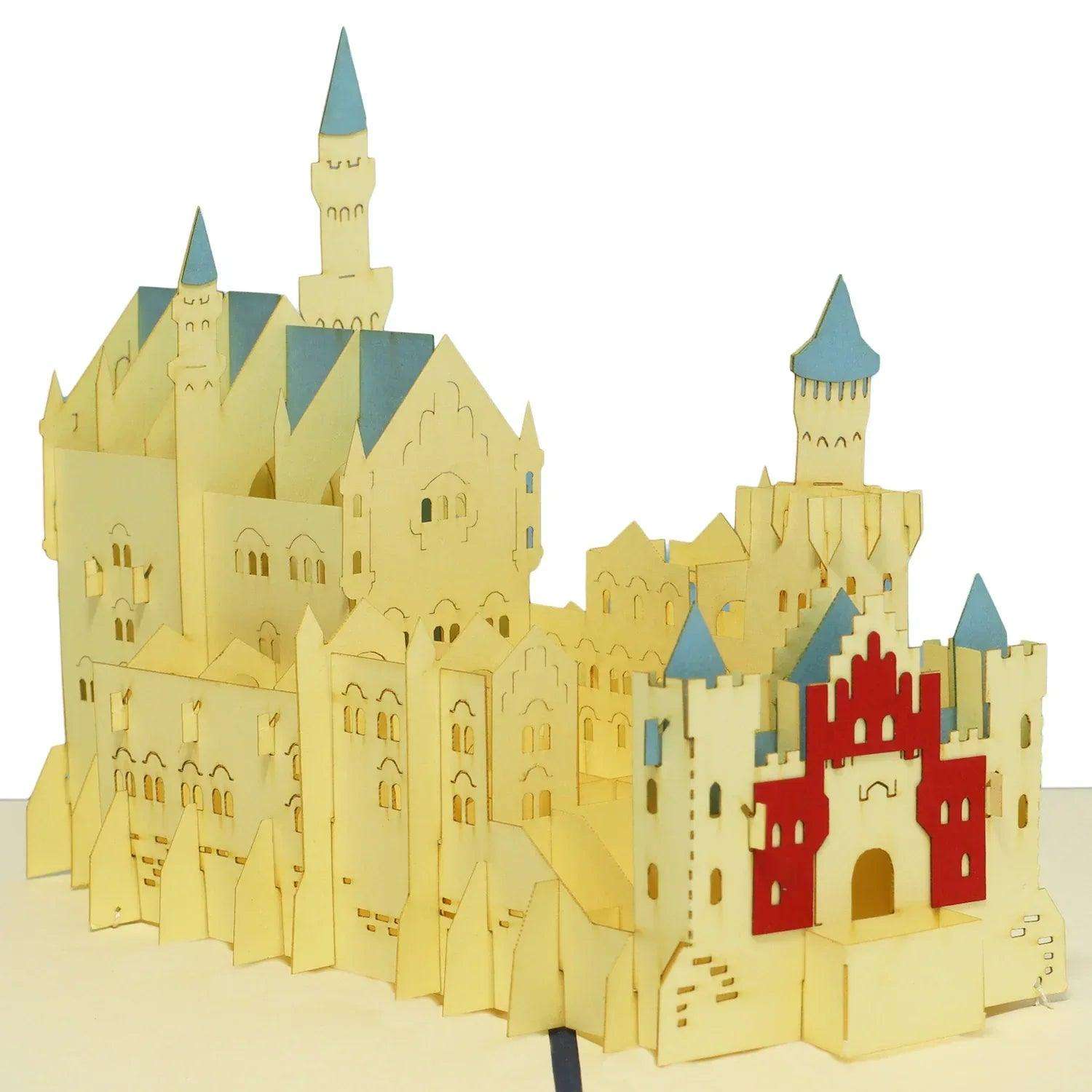 Pop-Up Karte Bayern - 3D Stadtkarte Stadtbesichtigung Gutschein, N175 LINPopUp N175