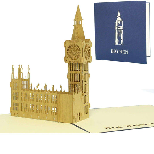Pop-Up Karte Big Ben - 3D Stadtkarte Stadtbesichtigung Gutschein, N184 LINPopUp N184
