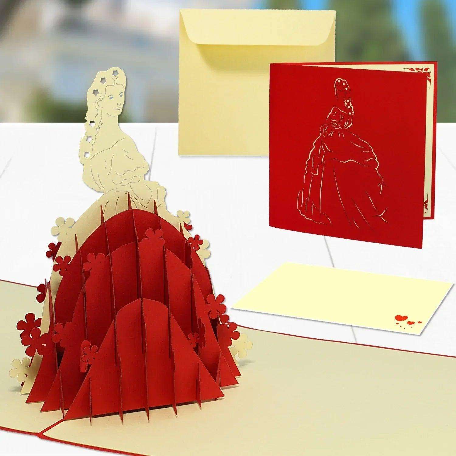 Pop-Up Karte Elisabeth von Österreich-Ungarn - 3D Stadtkarte Stadtbesichtigung Gutschein, N237 - LINPopUp