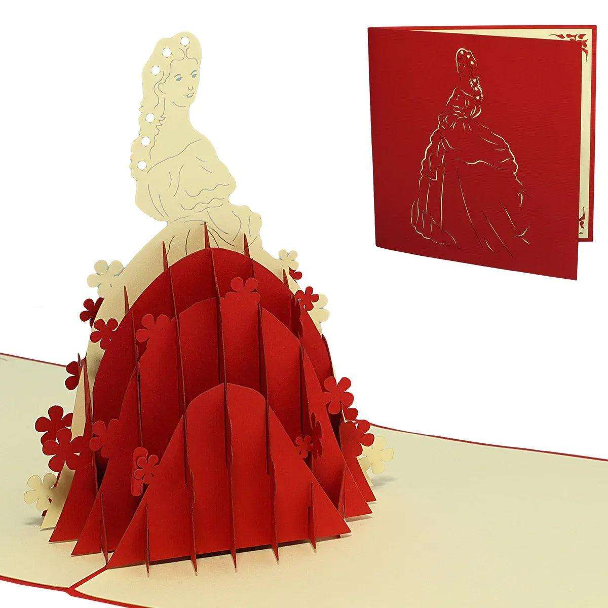 Pop-Up Karte Elisabeth von Österreich-Ungarn - 3D Stadtkarte Stadtbesichtigung Gutschein, N237 - LINPopUp