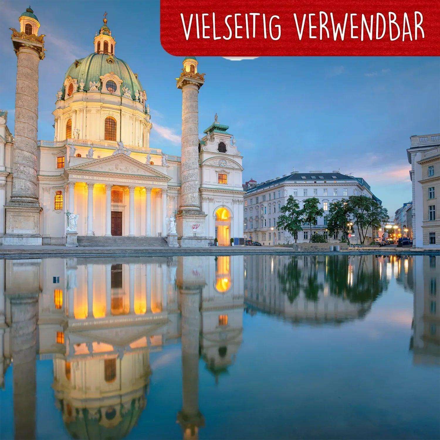 Pop-Up Karte Elisabeth von Österreich-Ungarn - 3D Stadtkarte Stadtbesichtigung Gutschein, N237 - LINPopUp