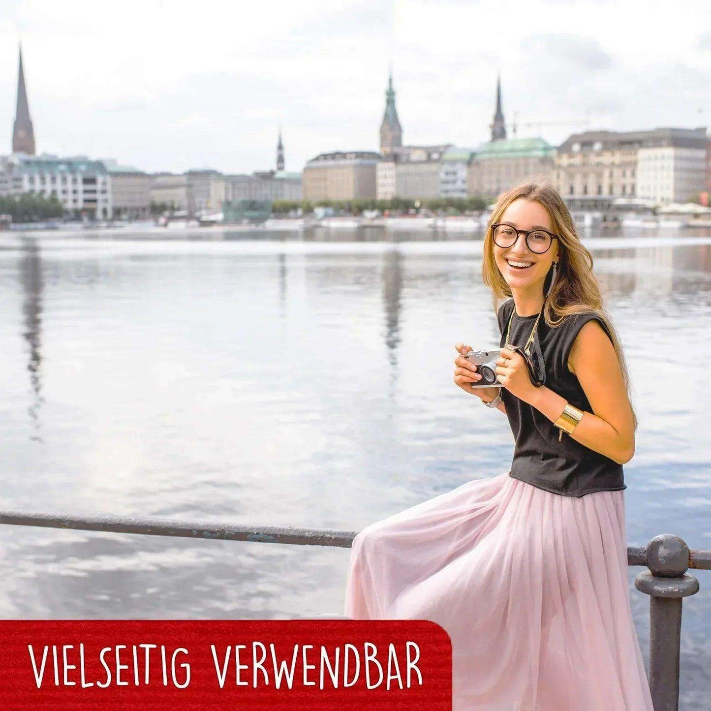 Pop-Up Karte Hamburg - 3D Stadtkarte Stadtbesichtigung Gutschein, N258 - LINPopUp