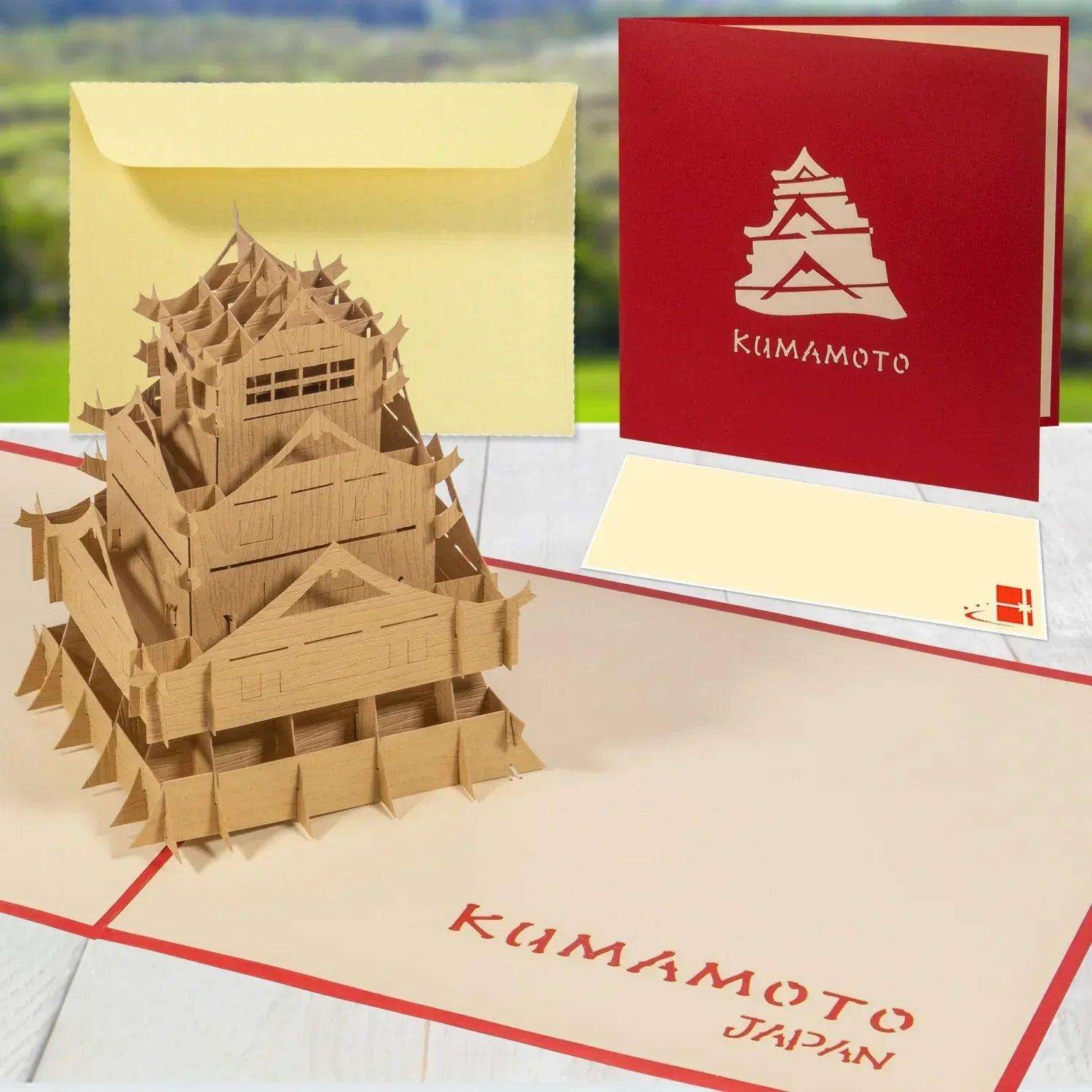 Pop-Up Karte Japan - 3D Stadtkarte Stadtbesichtigung Gutschein, N165 LINPopUp N165