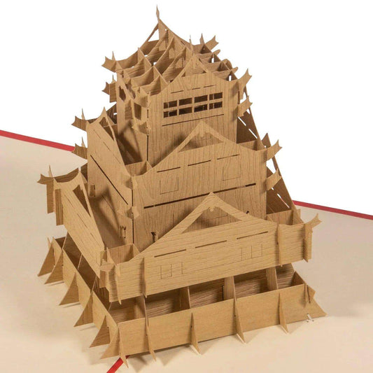 Pop-Up Karte Japan - 3D Stadtkarte Stadtbesichtigung Gutschein, N165 LINPopUp N165