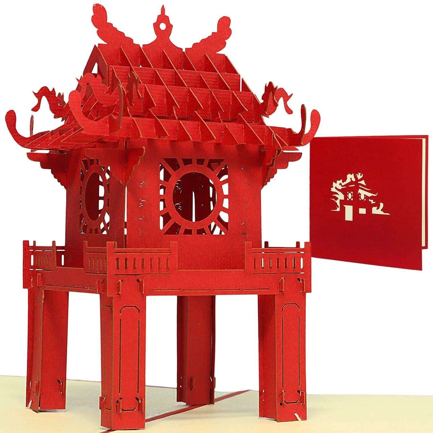 Pop-Up Karte Japan - 3D Stadtkarte Stadtbesichtigung Gutschein, N166 LINPopUp N166