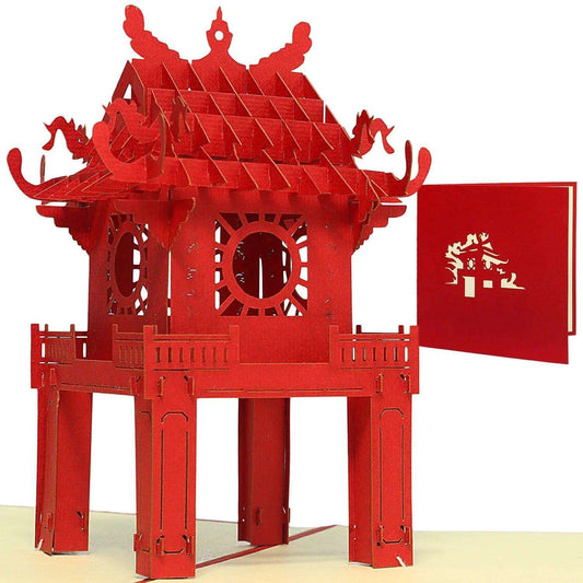 Pop-Up Karte Japan - 3D Stadtkarte Stadtbesichtigung Gutschein, N166 LINPopUp N166